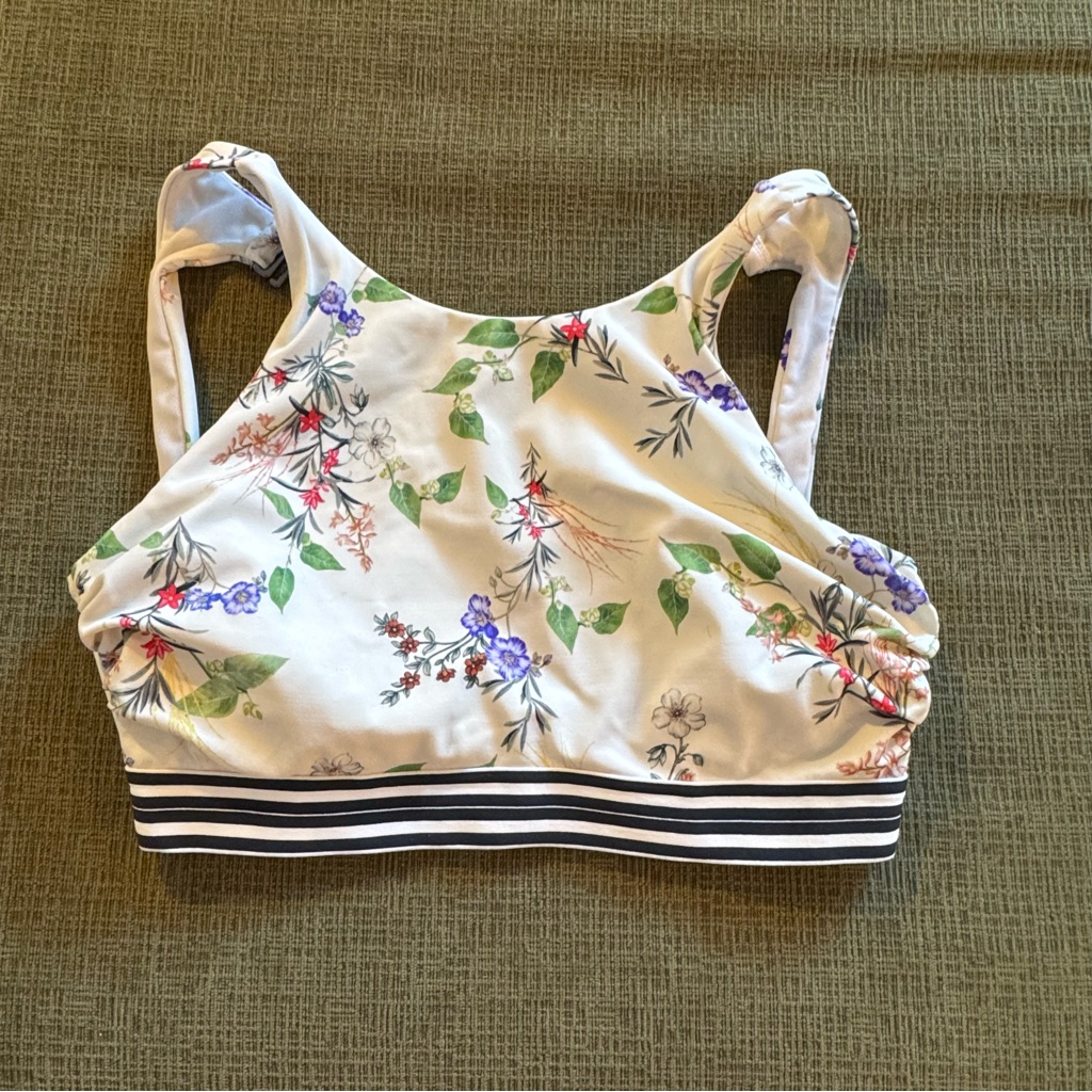 Athleta Women's Swim Floral Print Women's High Neck Top